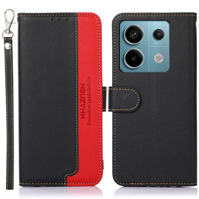 For Xiaomi Redmi Note 13 Pro 5G Case Shell KHAZNEH Black - Red