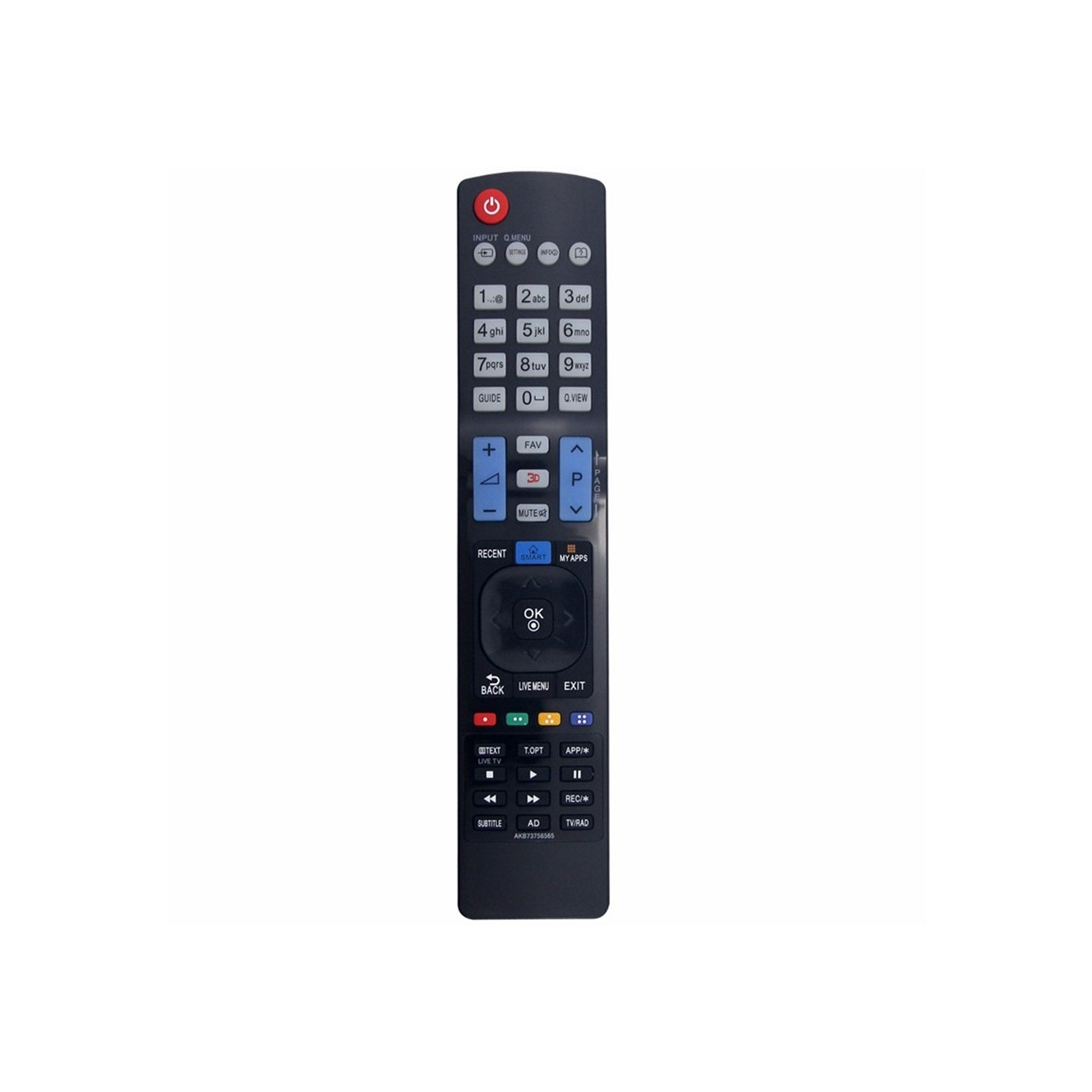 TV remote control Replacement for AKB73756565 For LG TV