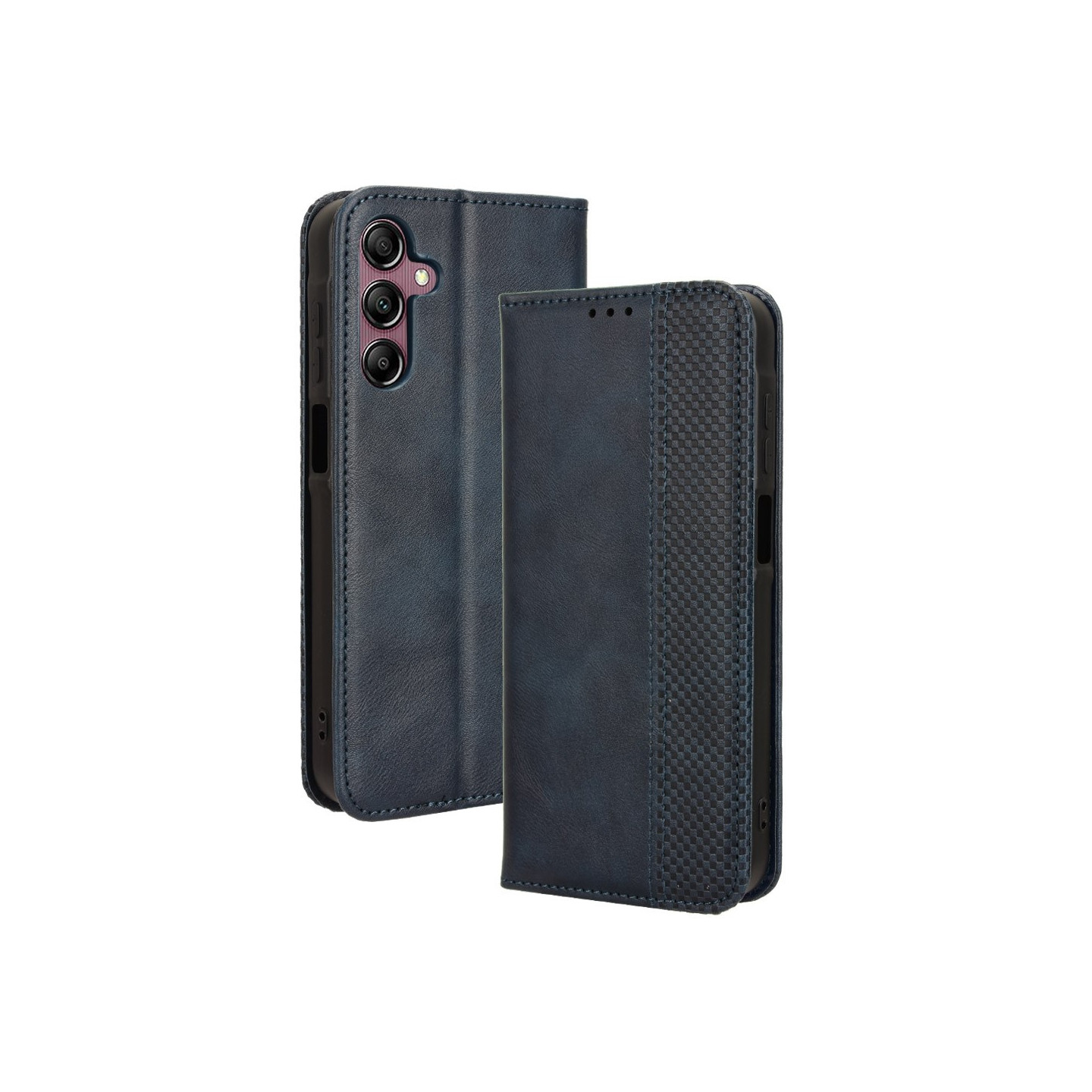 Wallet Stand Flip Phone Case for Samsung Galaxy A15 5G - Blue