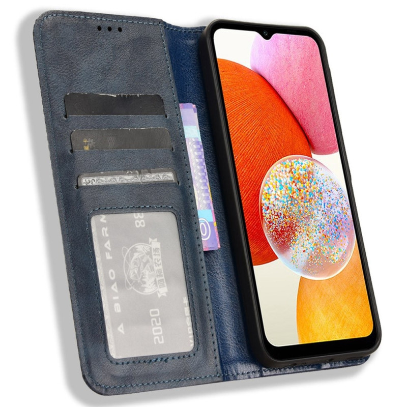 Wallet Stand Flip Phone Case for Samsung Galaxy A15 5G - Blue