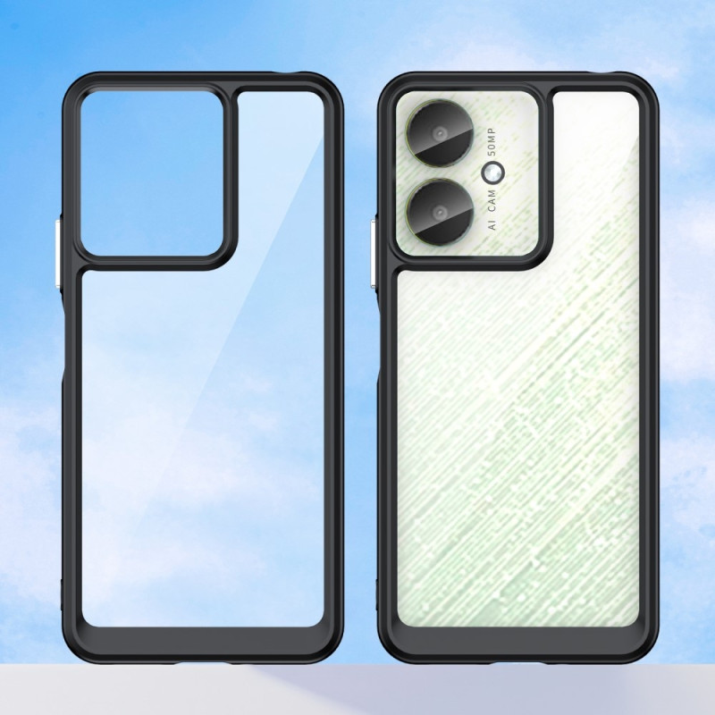 Til Xiaomi Redmi 13C Deksel Bakside Hybrid TPU+Akryl