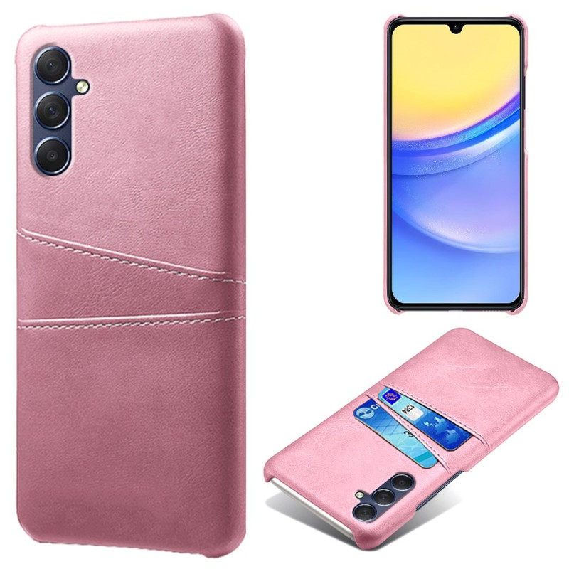 Samsung Galaxy A15 KSQ Pu - Leather Coated Shell Hard Case
