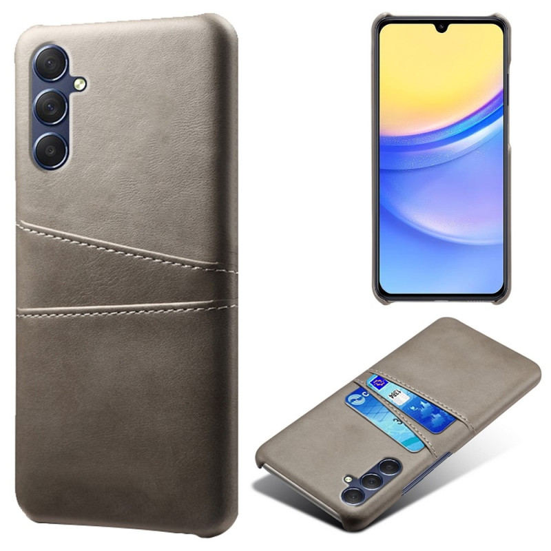 Samsung Galaxy A15 KSQ Pu - Leather Coated Shell Hard Case