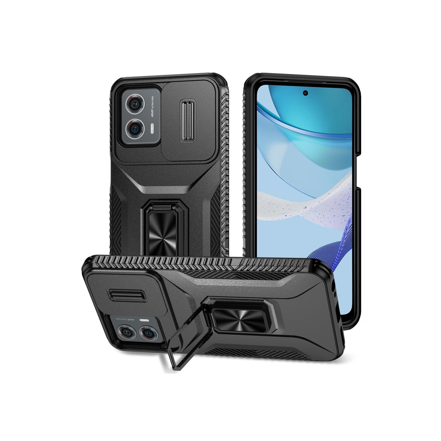 Til Motorola Moto G 5G (2023) Moto G (2024) Cover Back Stand