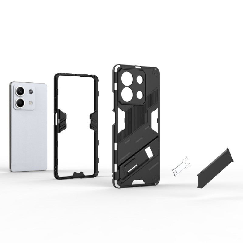 Til Xiaomi Redmi Note 13 Cover Case Shell Back med stativ