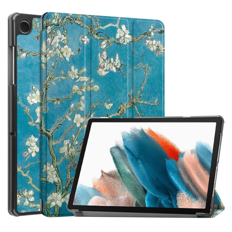 Kolminkertainen telinekotelo Samsung Galaxy Tab A9 8.7" - Blossom