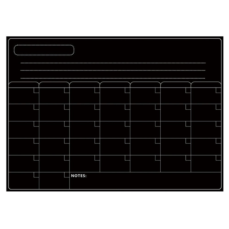 Magnetisk kalender Ukentlig månedsplanleggingsliste