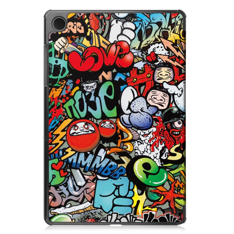 Tri - fold Stand Case for Samsung Galaxy Tab A9+ 11" - Grafitti