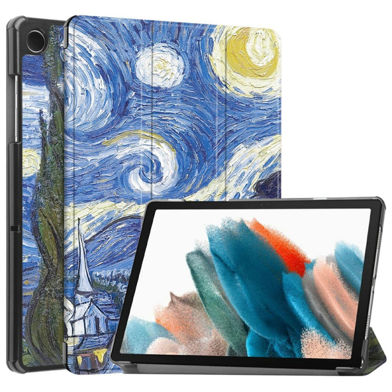 Tri - fold Stand Case for Samsung Galaxy Tab A9+ 11" - Painting