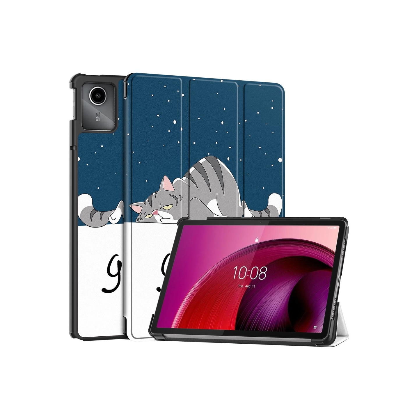 Trippeldeksel til Lenovo Tab M11 - Cat