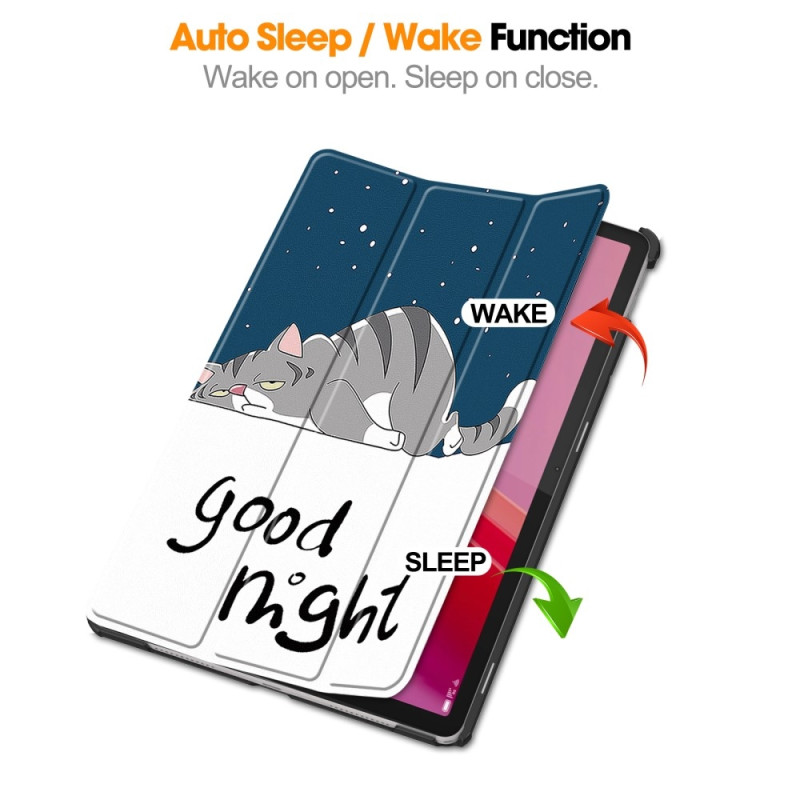 For Lenovo Tab M11 Trifold Stand Cover - Cat