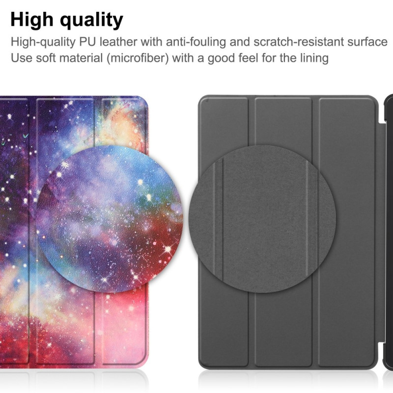 For Lenovo Tab M9 Trifold Stand Cover - Starry sky