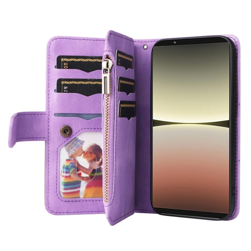 KT Multi - function Series - 5 For Sony Xperia 5 IV Phone Case - Purple