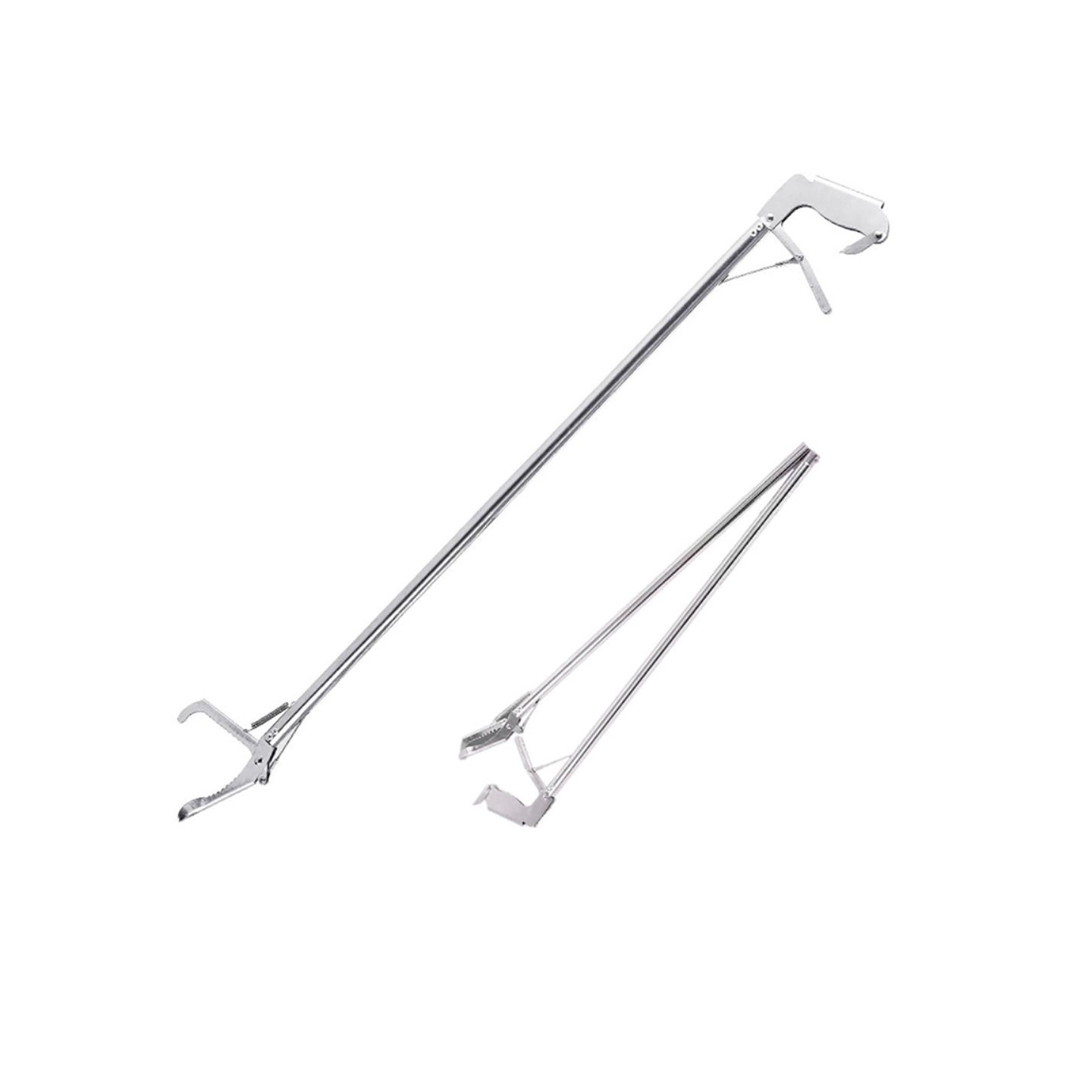 Rustfritt stål slangetang Reptilfanger med lås - 1,5m