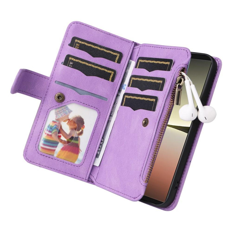KT Multi - function Series - 5 For Sony Xperia 5 IV Phone Case - Purple
