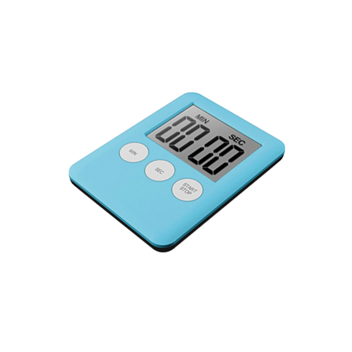 Thin Kitchen Timer Timer Large Screen Digital Magnetic Countdown - Baby Blue