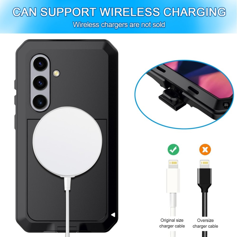 Samsung Galaxy S24+ (Plus) Case Armor protection Case Shell + tempered glass