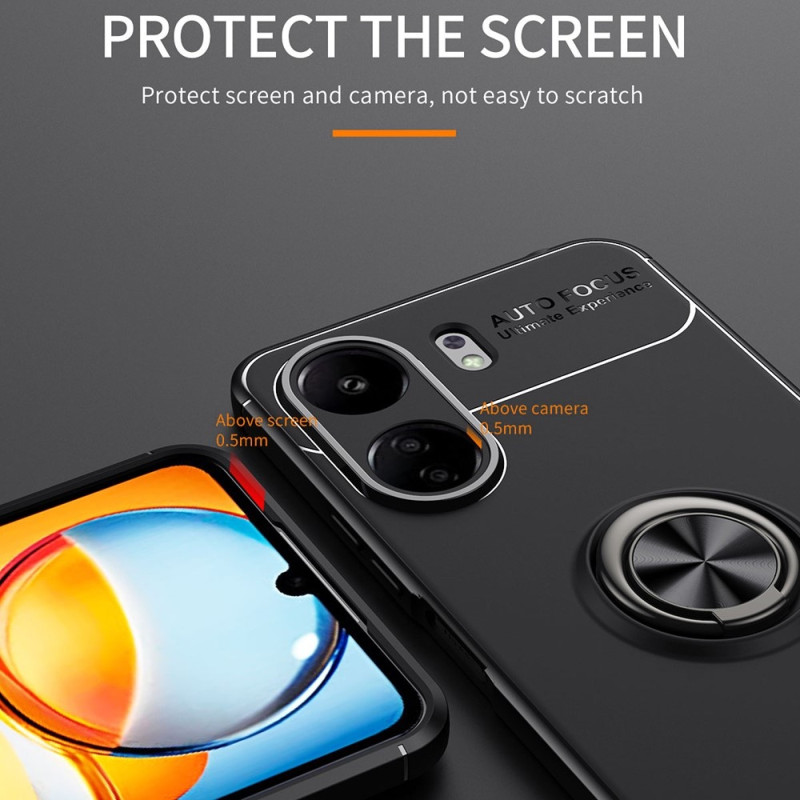 Xiaomi Redmi 13C Hybrid Shell Finger Ring - metallilevylle