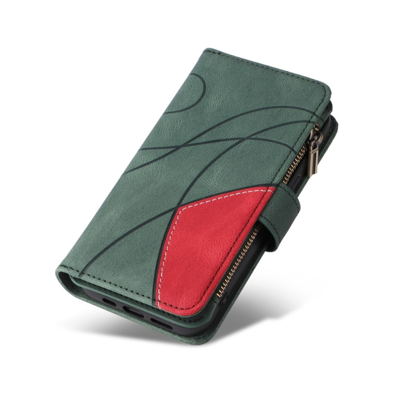 KT Wallet Case for Xiaomi Redmi 13C - Green - Red