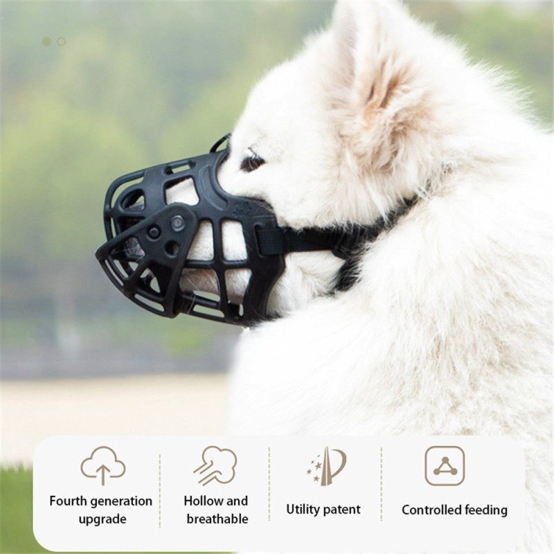 Anti-bite Muzzle Silicone Pet Dog Anti-Barking Mouth Guard Size XL