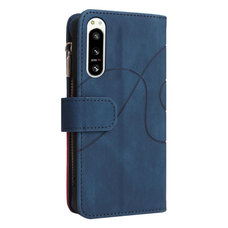 KT Multi - function Series - 5 For Sony Xperia 5 IV Phone Case - Blue