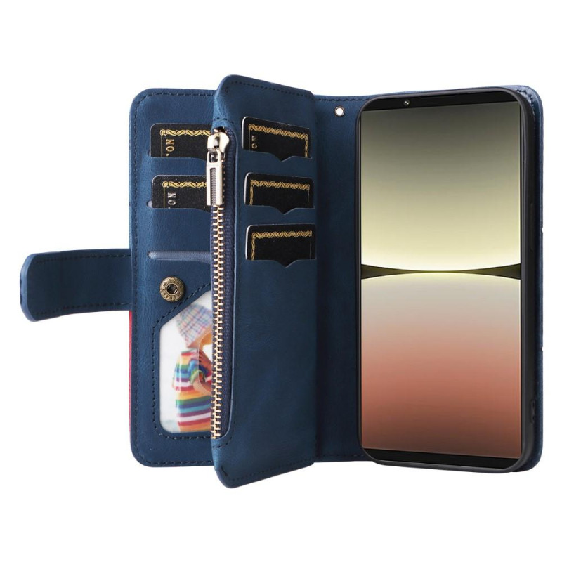 KT Multi - function Series - 5 Sony Xperia 5 IV Phone Suojakuori - Sininen