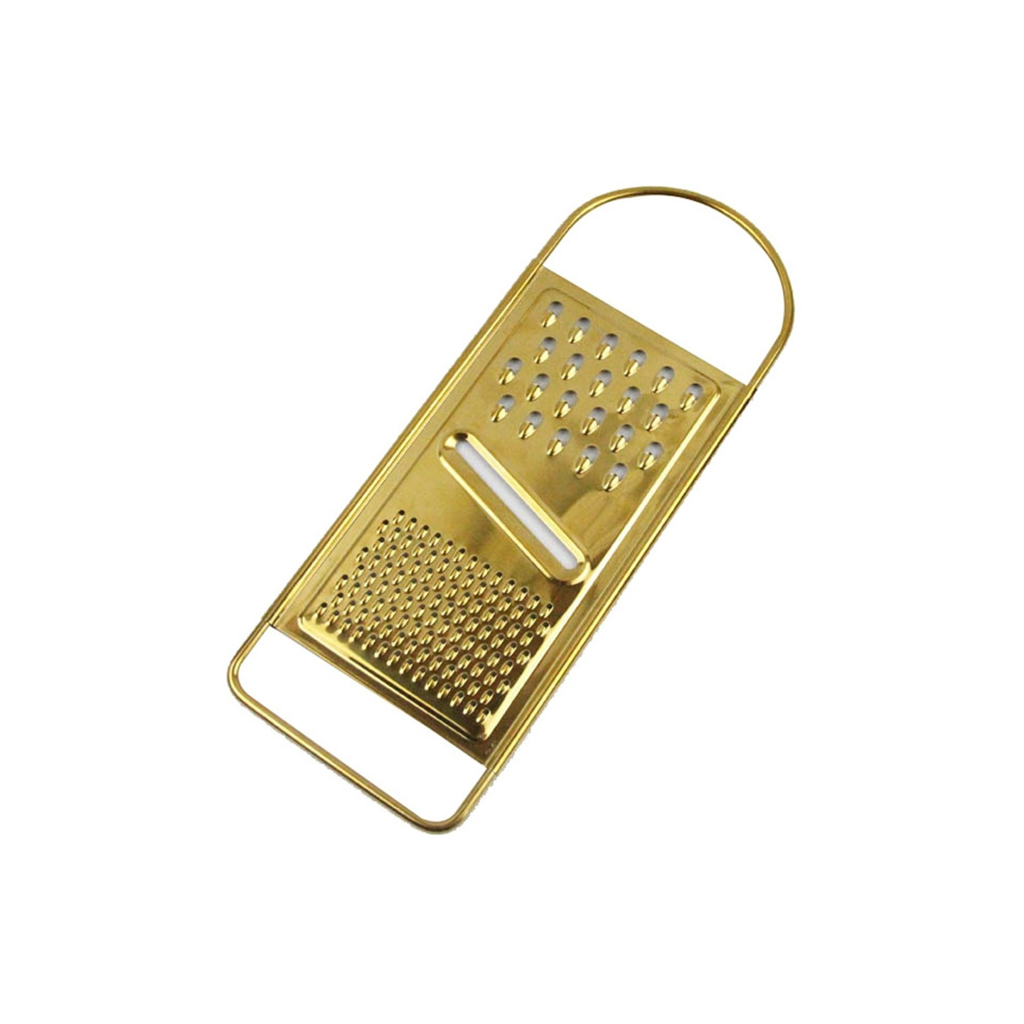 Flat grater cheese grater in stainless steel