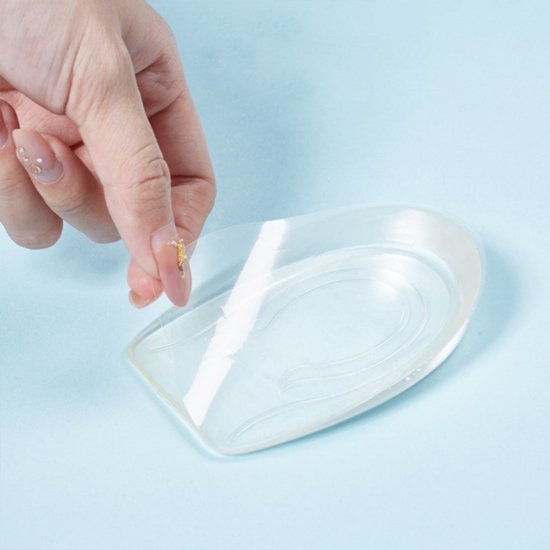 Skoinnsats Innersåle Skoløfter Silikon 1cm indre hevende innersåle