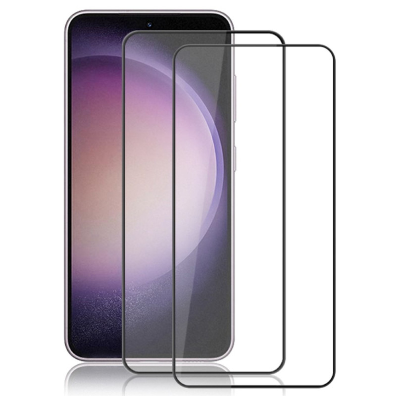 AMORUS til Samsung Galaxy S24 Skjermbeskyttere i Herdet Glass 2 - Pack