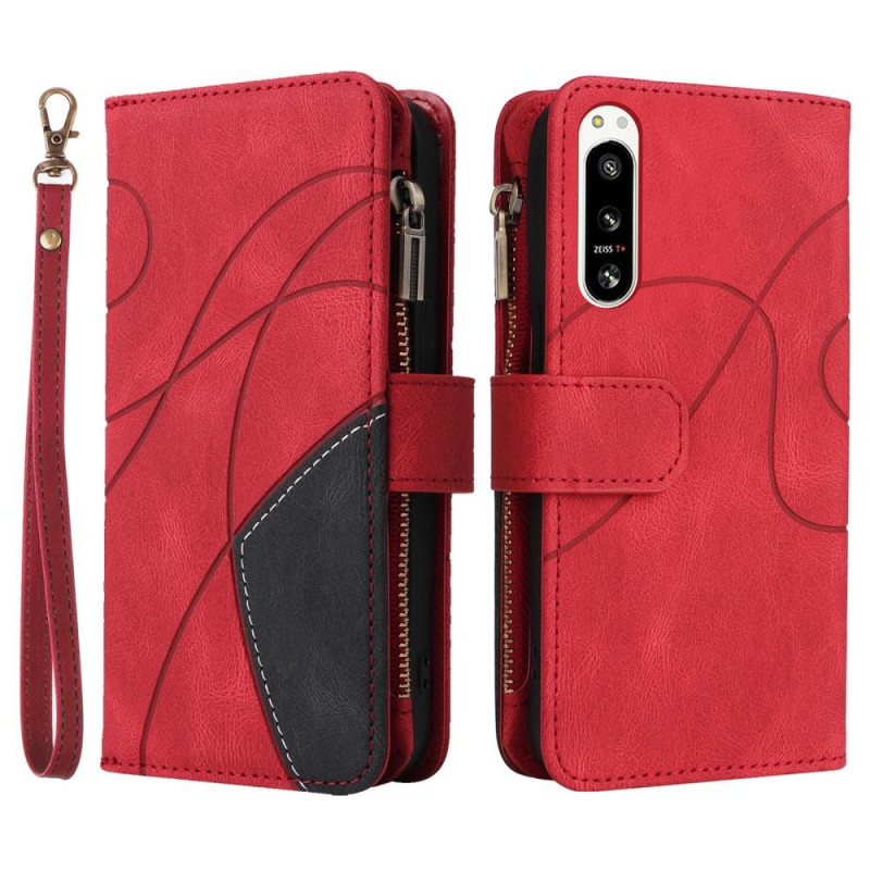 KT Multi - function Series - 5 For Sony Xperia 5 IV Phone Case - Red