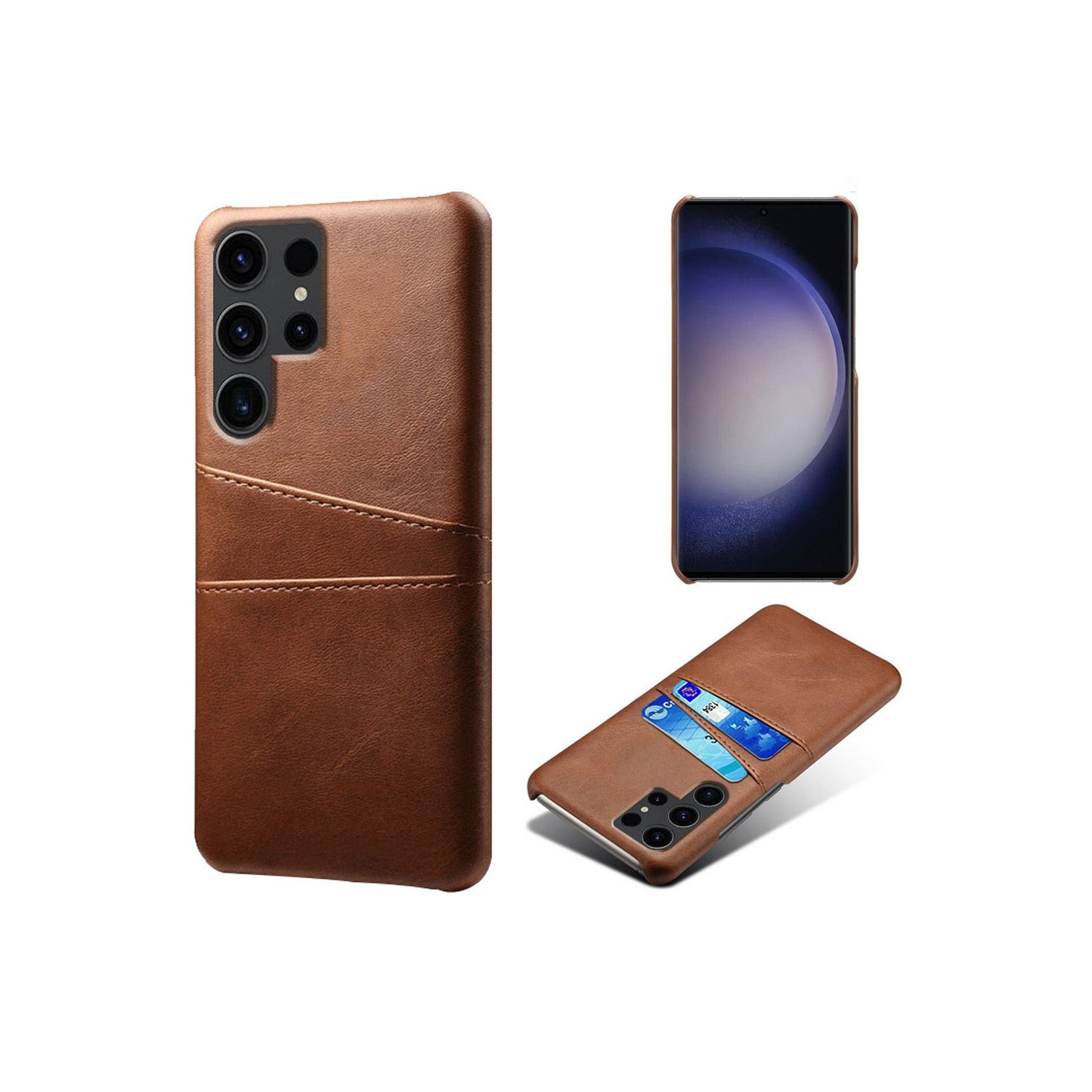 Til Samsung Galaxy S24 Ultra Deksel med 2 spor