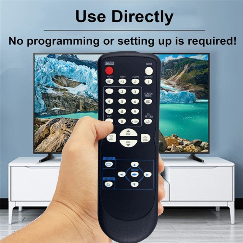 Remote Control Replacement NF601UD For Emerson Sylvania TV (No Voice Function)
