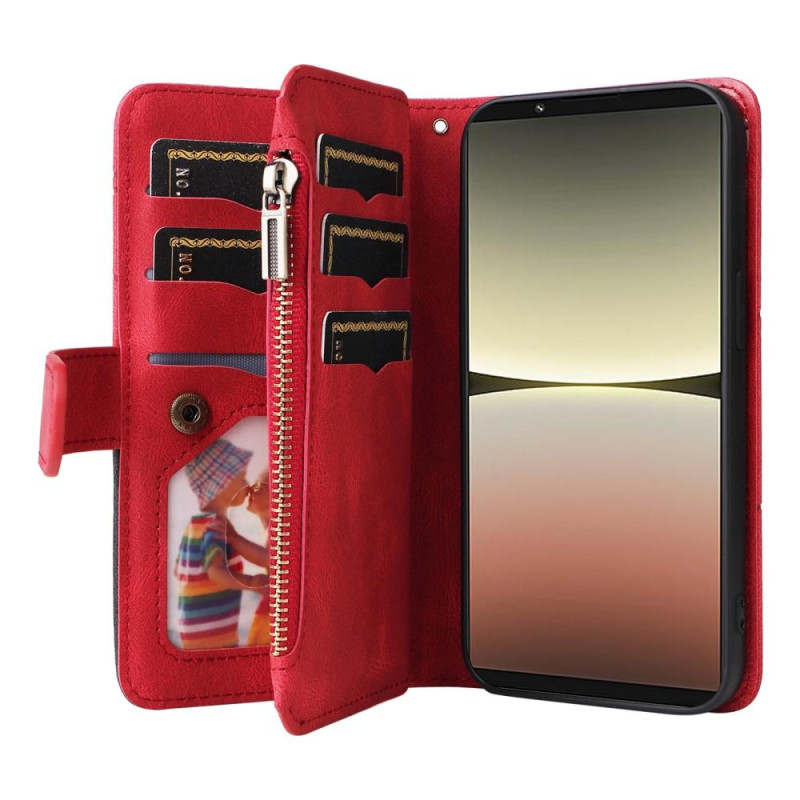 KT Multi - function Series - 5 For Sony Xperia 5 IV Phone Case - Red