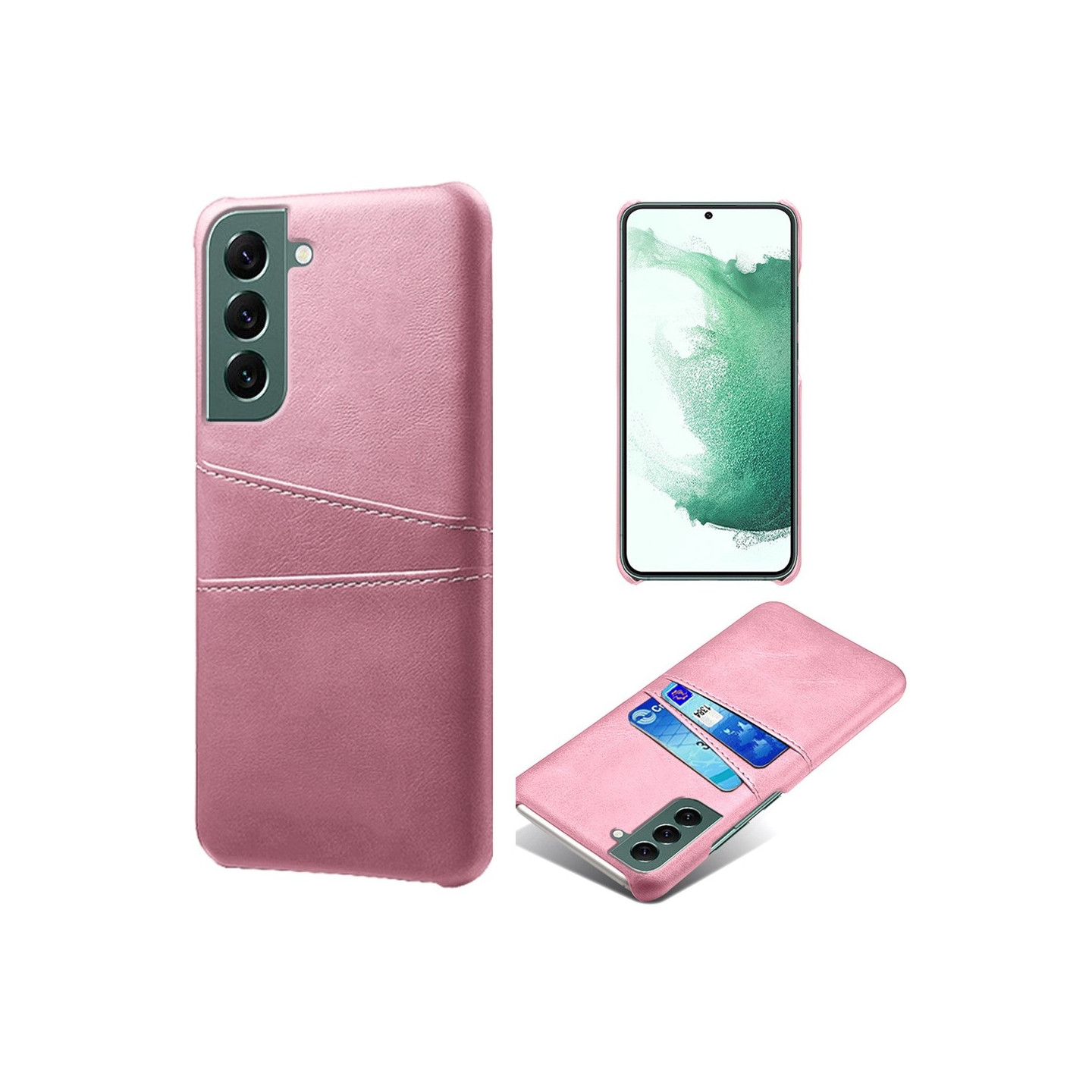 Samsung Galaxy S24+ KSQ Pu - Leather Coated Shell Hard Case