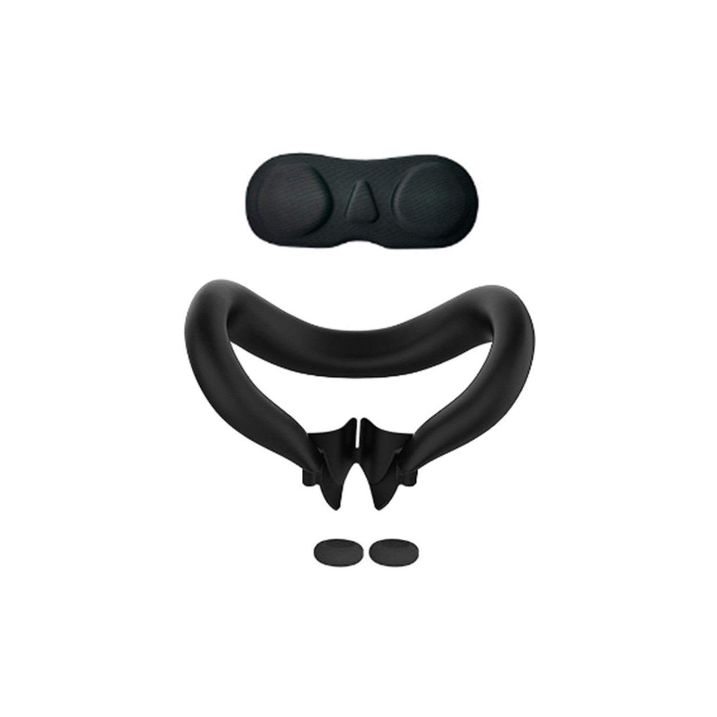 Meta Quest 3 Headset ansigtsmaske linsecover 2 rocker cap sort