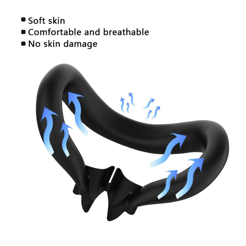 Meta Quest 3 VR Headset face mask lens cover 2 rocker cap black