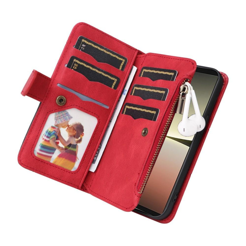 KT Multi - function Series - 5 For Sony Xperia 5 IV Phone Case - Red