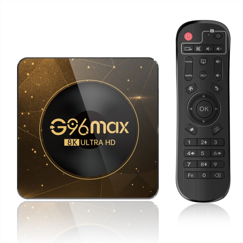 G96max 4+32 GB 8K Ultra HD Smart TV - boks H616 Android 13.0