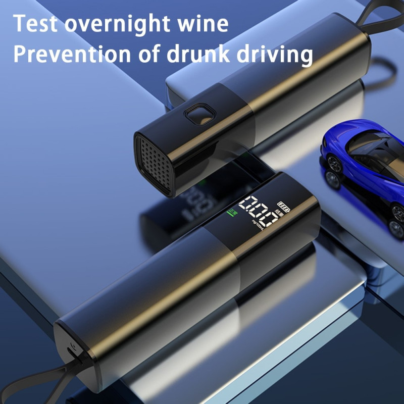 Breathalyzer Alcohol Tester Digital skjerm Bærbar Alkotester