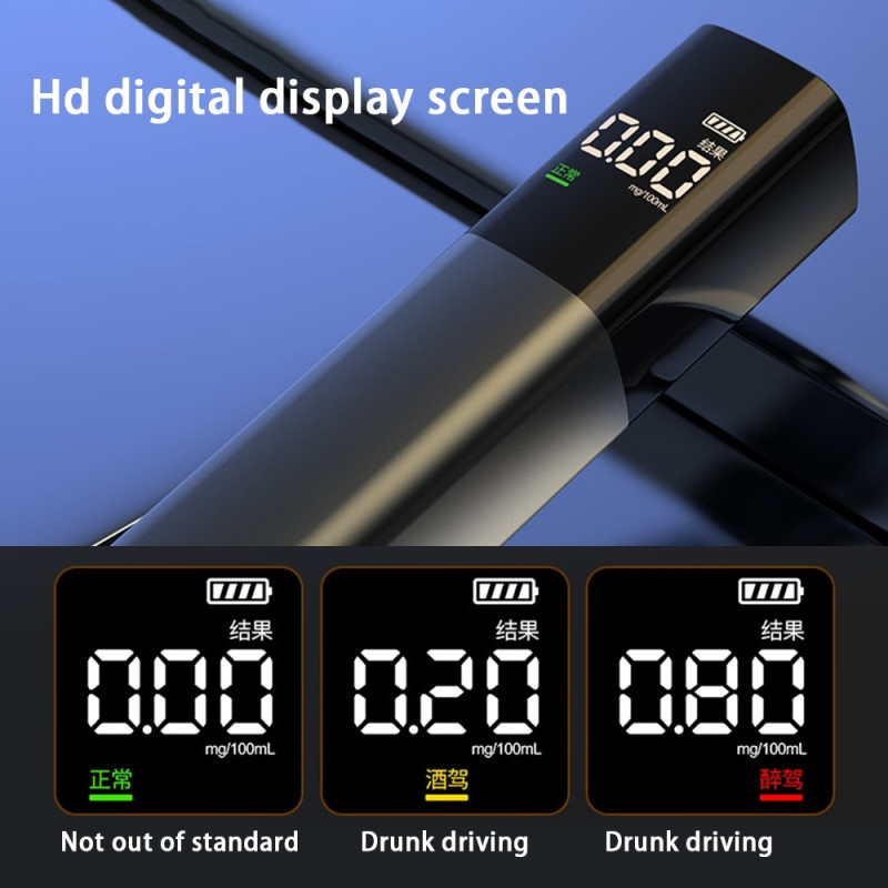 Breathalyzer alcohol tester Digital Display Portable