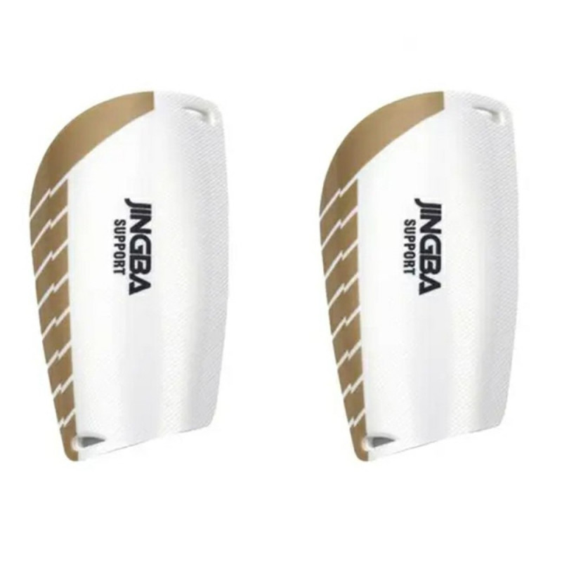 1 pair Soccer shin guards Outdoor Sports shin guards - White / S