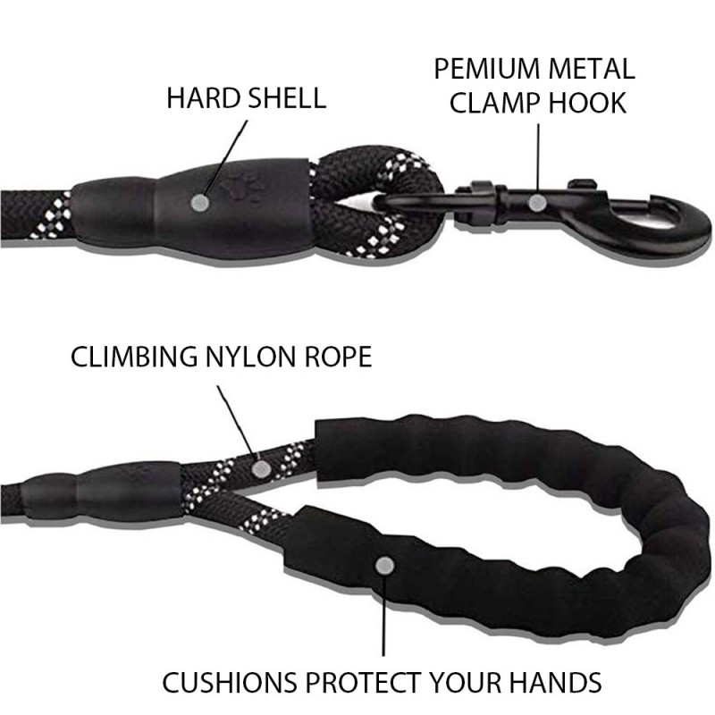 Koiran talutushihna Koiran koulutusköysi Koiran ulkoilutushihna