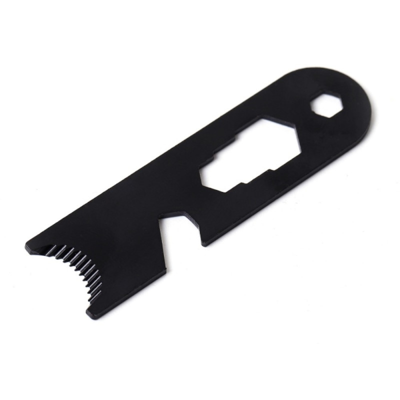 Camp Fire Starter Flint Scraper Fire Rod Striker Bottle Opener