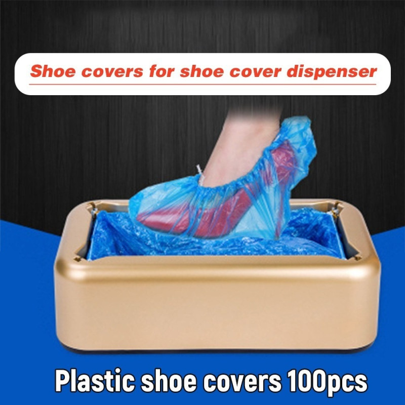 Waterproof disposable shoe cover in plastic Large Size