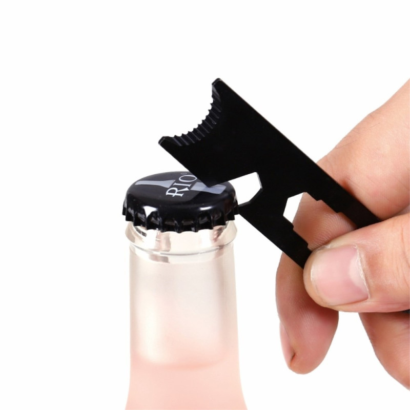 Camp Fire Starter Flint Scraper Fire Rod Striker flaskeåpner