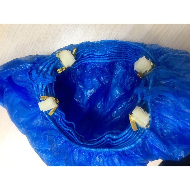 Vandtæt engangs skoovertræk i plastik skoovertræk Stor størrelse