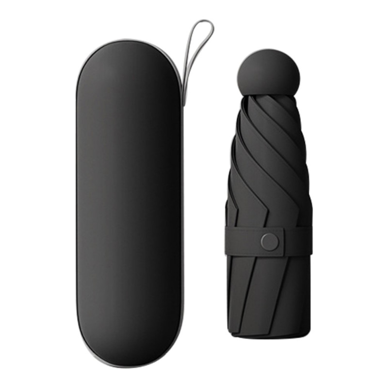 Stable Umbrella Anti - UV foldable Compact with capsule case