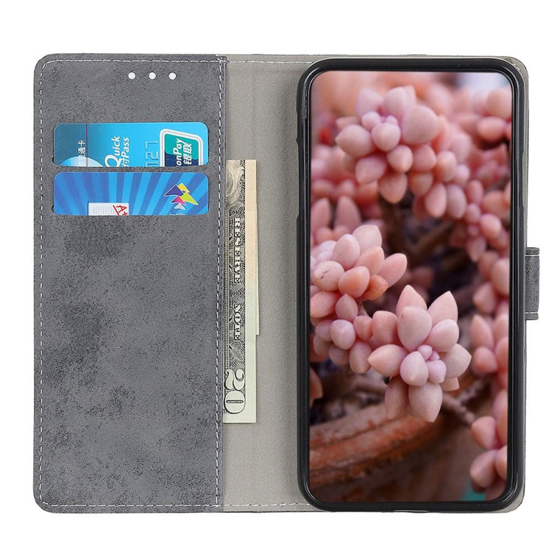 Retro Wallet Stand Case for Google Pixel 6a - Gray