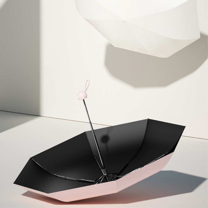 Stable Umbrella Anti - UV foldable Compact with capsule case