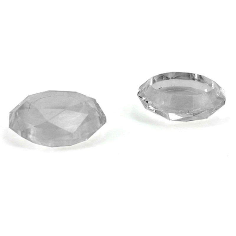 2stk Kompatibel med Nintendo Switch Lite Joystick Thumb Stick Grip - Gjennomsiktig